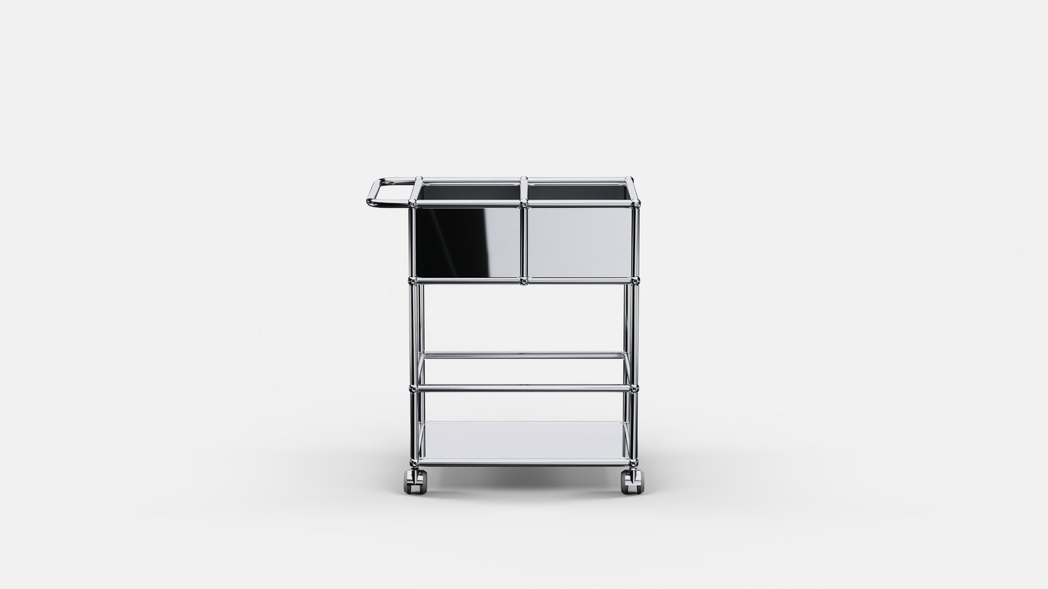 USM Haller Barwagen Chrom