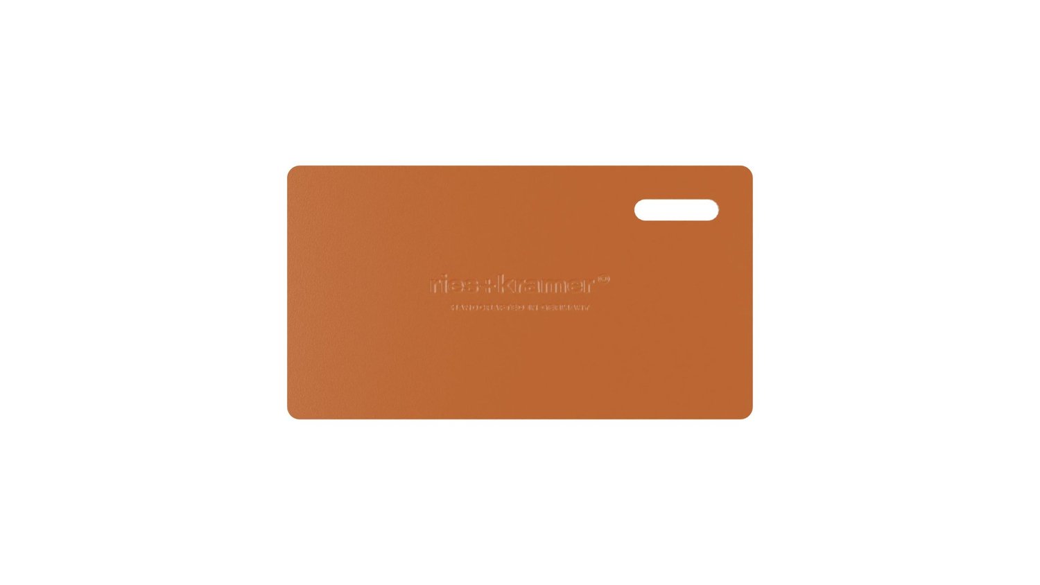 Leather sample Cognac light