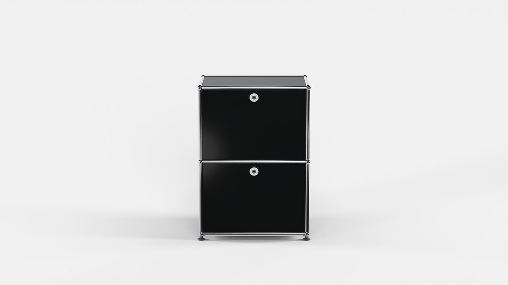 USM Haller sideboard i Piano Black