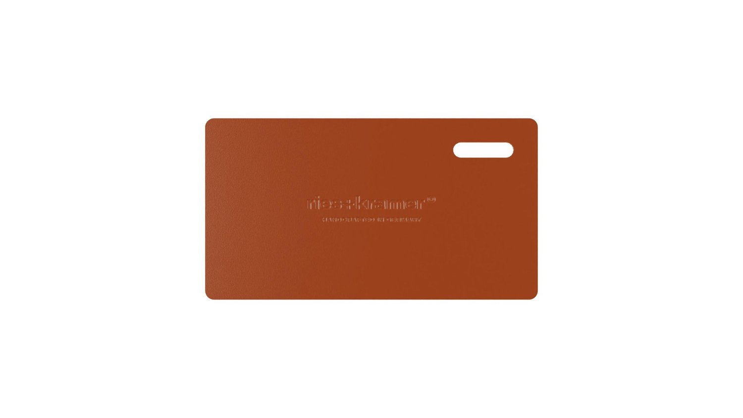 Leather sample Cognac dark
