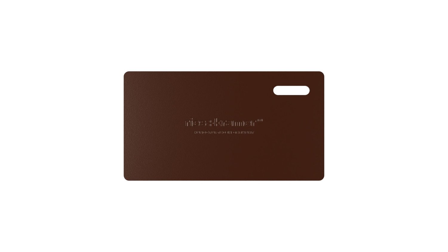 Leather sample Dark brown