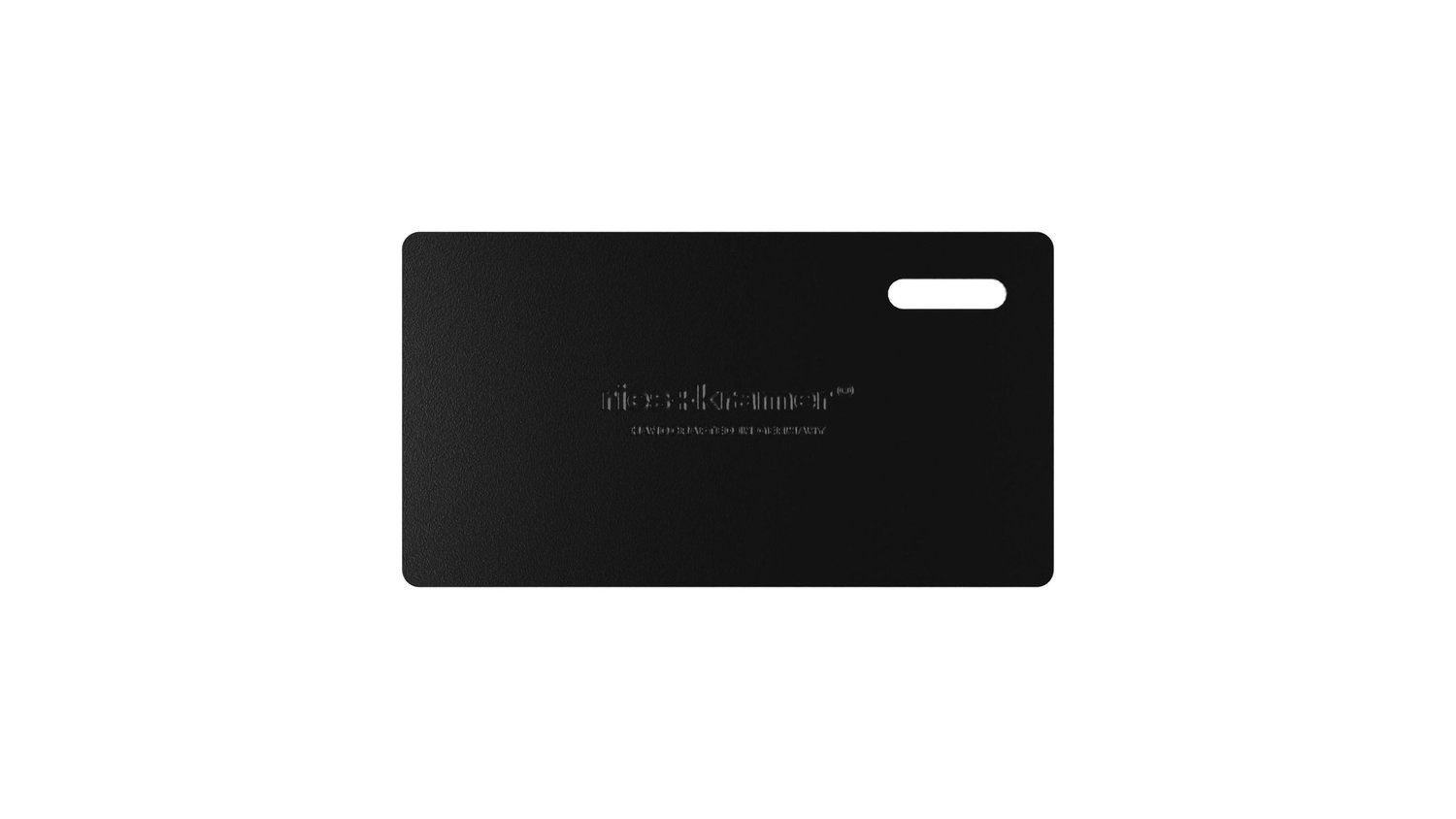 Leather sample Black