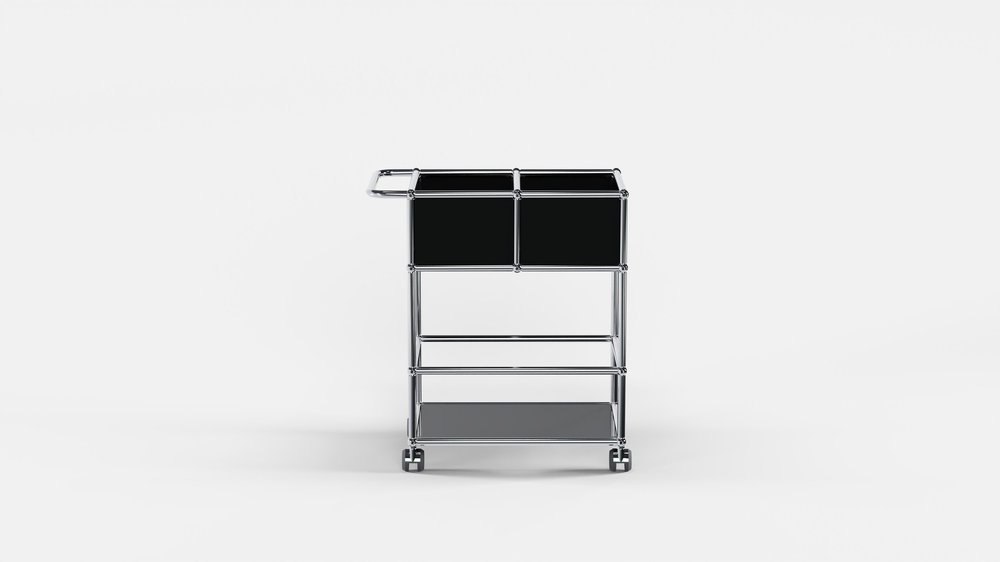 USM Haller barvogn i Piano Black